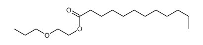 2-propoxyethyl dodecanoate Structure