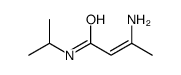 3-amino-N-propan-2-ylbut-2-enamide结构式