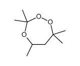 3,3,5,7,7-pentamethyl-1,2,4-trioxepane Structure