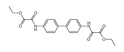 N,N'-4,4'-biphenylenebis(oxamic acid ethyl ester)结构式