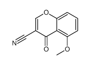 5-methoxy-4-oxochromene-3-carbonitrile结构式
