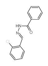 Benzoic acid,2-[(2-chlorophenyl)methylene]hydrazide结构式