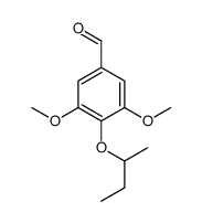 4-butan-2-yloxy-3,5-dimethoxybenzaldehyde Structure