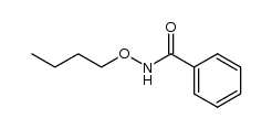 N-benzoyl-O-butylhydroxylamine Structure