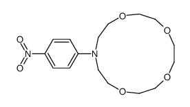 13-(4-nitrophenyl)-1,4,7,10-tetraoxa-13-azacyclopentadecane Structure