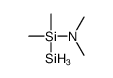 N-[dimethyl(silyl)silyl]-N-methylmethanamine结构式