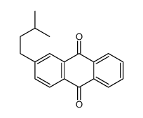 2-(3-methylbutyl)anthraquinone structure