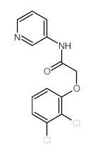 Acetamide,2-(2,3-dichlorophenoxy)-N-3-pyridinyl- Structure