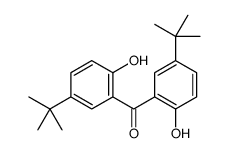 bis(5-tert-butyl-2-hydroxyphenyl)methanone Structure
