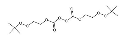 μ-peroxo-dicarbonic acid bis-[2-(tert-butylperoxy)-ethyl] ester Structure