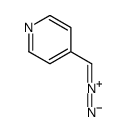 4-(diazomethyl)pyridine结构式