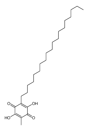 2,5-dihydroxy-3-methyl-6-nonadecylcyclohexa-2,5-diene-1,4-dione结构式