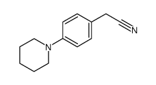 (4-piperidin-1-yl-phenyl)-acetonitrile结构式