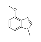 Benzimidazole, 4-methoxy-1-methyl- (8CI) Structure