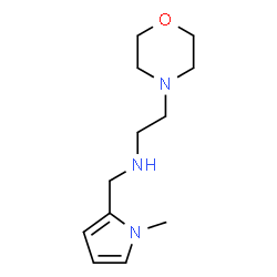 [(1-methyl-1H-pyrrol-2-yl)methyl][2-(morpholin-4-yl)ethyl]amine structure