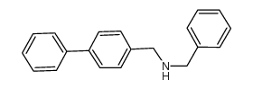 1-phenyl-N-[(4-phenylphenyl)methyl]methanamine结构式