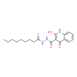 4-hydroxy-N'-nonanoyl-2-oxo-1,2-dihydroquinoline-3-carbohydrazide picture