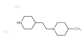 4-Methyl-1-[2-(4-piperidinyl)ethyl]piperidinedihydrochloride结构式