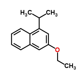 Naphthalene, 3-ethoxy-1-(1-methylethyl)- (9CI)结构式