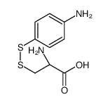 (2R)-2-amino-3-[(4-aminophenyl)disulfanyl]propanoic acid Structure