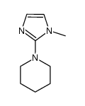 1-(1-methyl-1H-imidazol-2-yl)-piperidine Structure