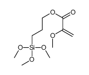 3-trimethoxysilylpropyl 2-methoxyprop-2-enoate结构式