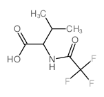 N-(2,2,2-三氟乙酰基)-L-缬氨酸结构式
