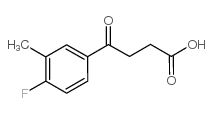 4-(4-fluoro-3-methylphenyl)-4-oxobutanoic acid Structure