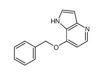 7-(BENZYLOXY)-1H-PYRROLO[3,2-B]PYRIDINE structure