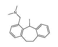 10,11-Dihydro-N,N,5-trimethyl-5H-dibenzo[a,d]cycloheptene-4-methanamine结构式