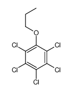 1,2,3,4,5-pentachloro-6-propoxybenzene Structure