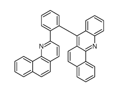 7-(2-benzo[h]quinolin-2-ylphenyl)benzo[c]acridine Structure