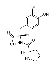 L-Prolyl-L-dopa Structure