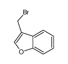 3-(bromomethyl)-1-benzofuran结构式