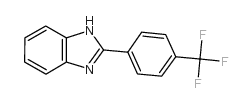 2-[4-(trifluoromethyl)phenyl]-1H-benzimidazole结构式