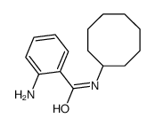 2-Amino-N-cyclooctylbenzamide结构式