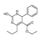 ethyl 2-oxo-4-phenyl-6-propyl-3,4-dihydro-1H-pyrimidine-5-carboxylate结构式