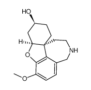 (4aS,6S,8aR)-3-methoxy-4a,5,7,8,9,10,11,12-octahydro-6H-benzo[2,3]benzofuro[4,3-cd]azepin-6-ol Structure