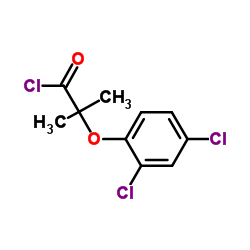 2-(2,4-Dichlorophenoxy)-2-methylpropanoyl chloride Structure
