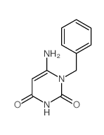 2,4(1H,3H)-Pyrimidinedione, 6-amino-1-(phenylmethyl)- Structure