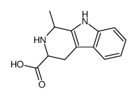 1-methyl-1,2,3,4-tetrahydro-9H-pyrido[3,4-b]indole-3-carboxylic acid结构式
