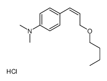 4-[(E)-3-butoxyprop-1-enyl]-N,N-dimethylaniline,hydrochloride Structure