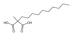 decyl-methyl-malonic acid Structure