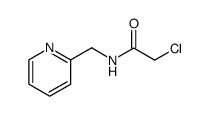 2-chloro-N-(pyridin-2-ylmethyl)acetamide结构式