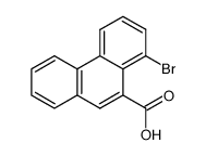 8-bromo-phenanthrene-9-carboxylic acid结构式