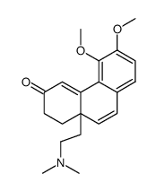 10a-(2-dimethylamino-ethyl)-5,6-dimethoxy-1,10a-dihydro-2H-phenanthren-3-one Structure