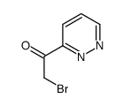 2-bromo-1-pyridazin-3-ylethanone Structure