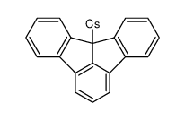cesium salt of fluoradene Structure