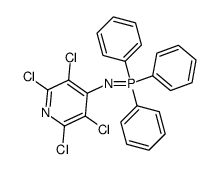 P,P,P-triphenyl-N-(tetrachloro-4-pyridyl)phosphine imide Structure