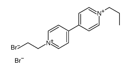 1,1'-Dipropyl-[4,4'-bipyridine]-1,1'-diium bromide Structure